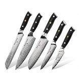 Set de 5 couteaux japonais - Collection Kimoya