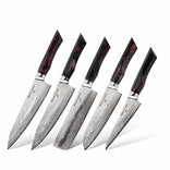 Set de 5 couteaux japonais - Collection Akita