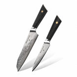 Set couteau santoku et utilitaire - Collection Yoko