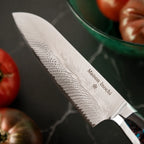 Couteau Santoku VG-10 Damas 180mm